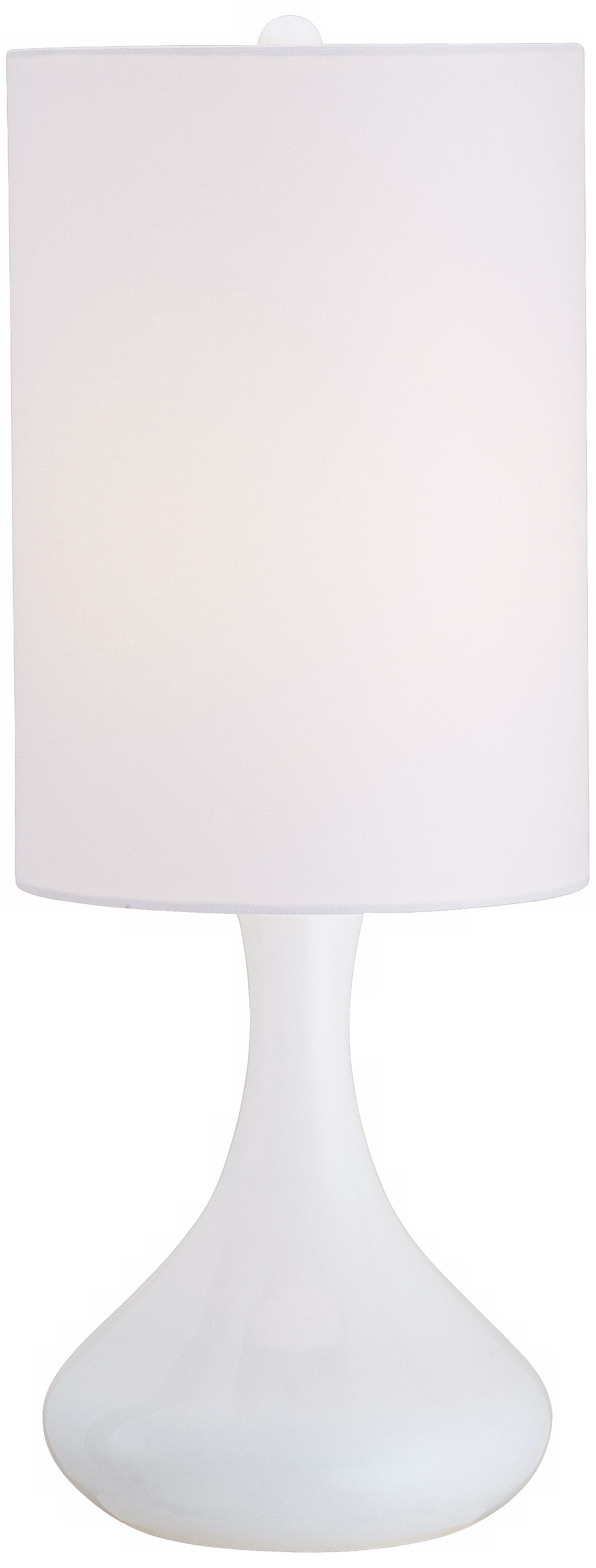 Moderne White Finish Mini Accent Lamp
