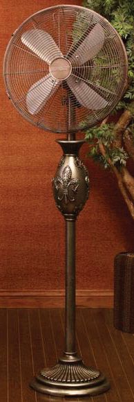 Fleur De lis Floor Standing Fan