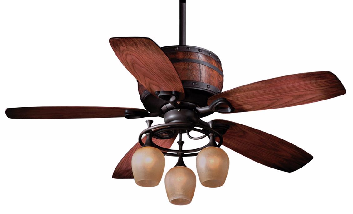 52" Cabernet Oil Burnished Bronze Ceiling Fan