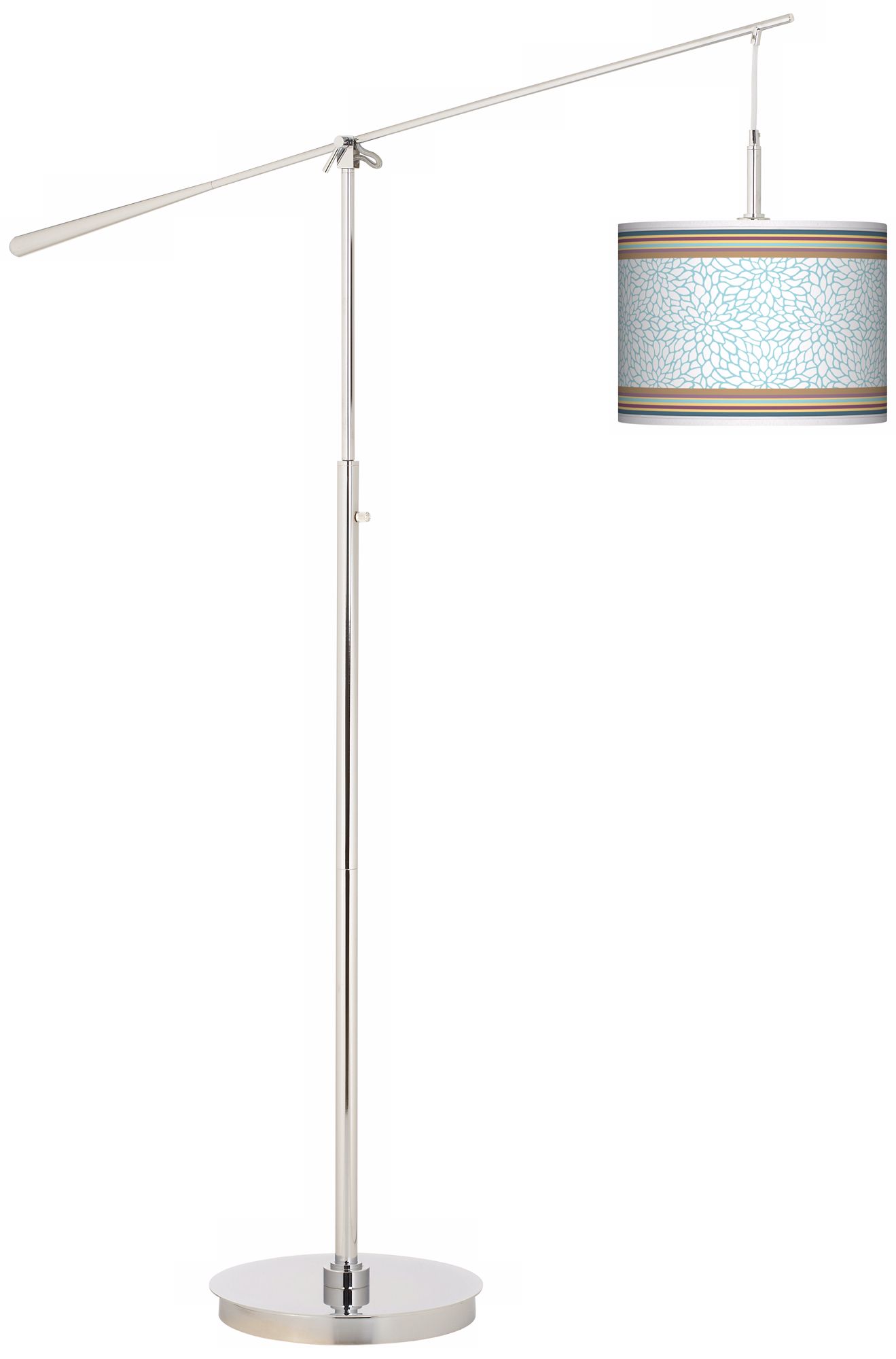 Stacy Garcia Landscape Dahlia Giclee Boom Arm Floor Lamp
