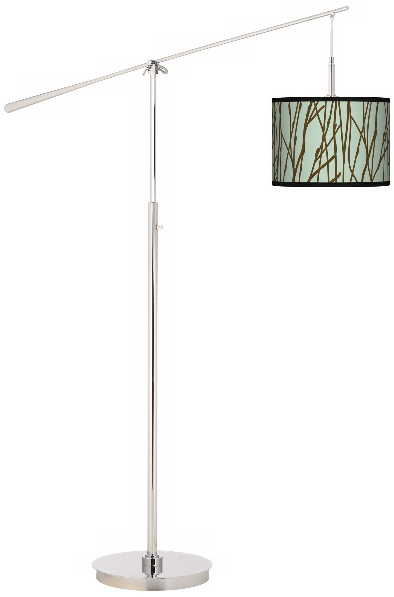 Stacy Garcia Twiggy Ice Giclee Boom Arm Floor Lamp