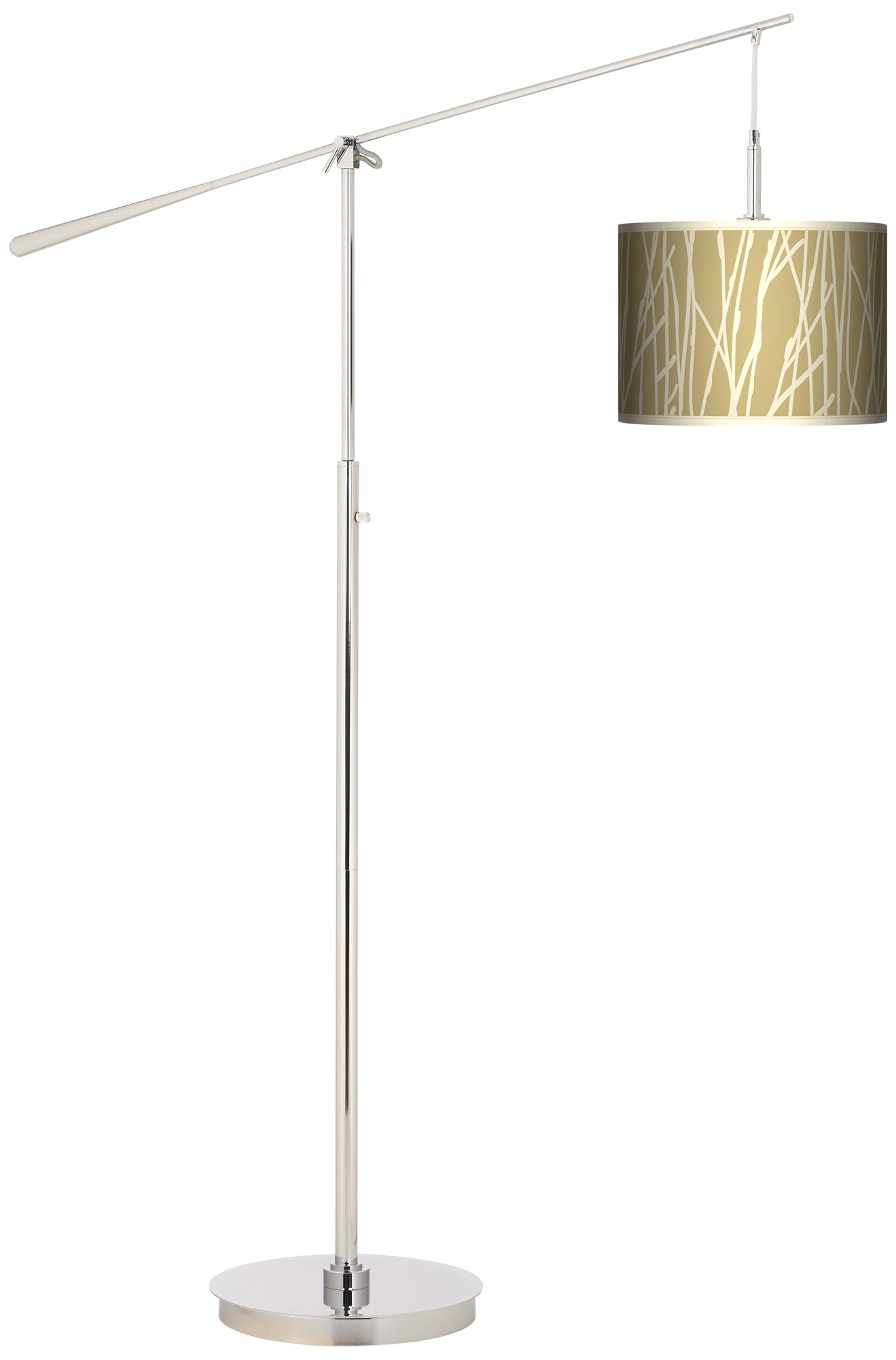 Stacy Garcia Twiggy Birch Giclee Boom Arm Floor Lamp