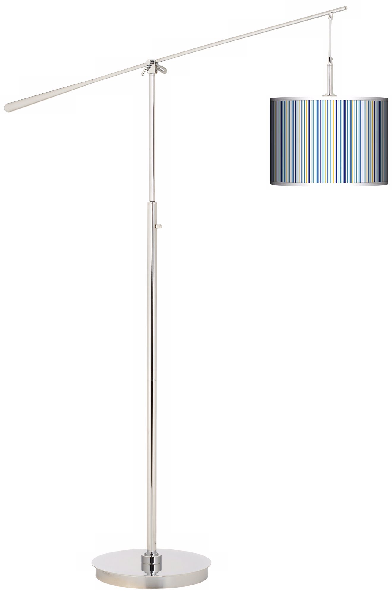 Stacy Garcia Cabana Stripe Giclee Boom Arm Floor Lamp