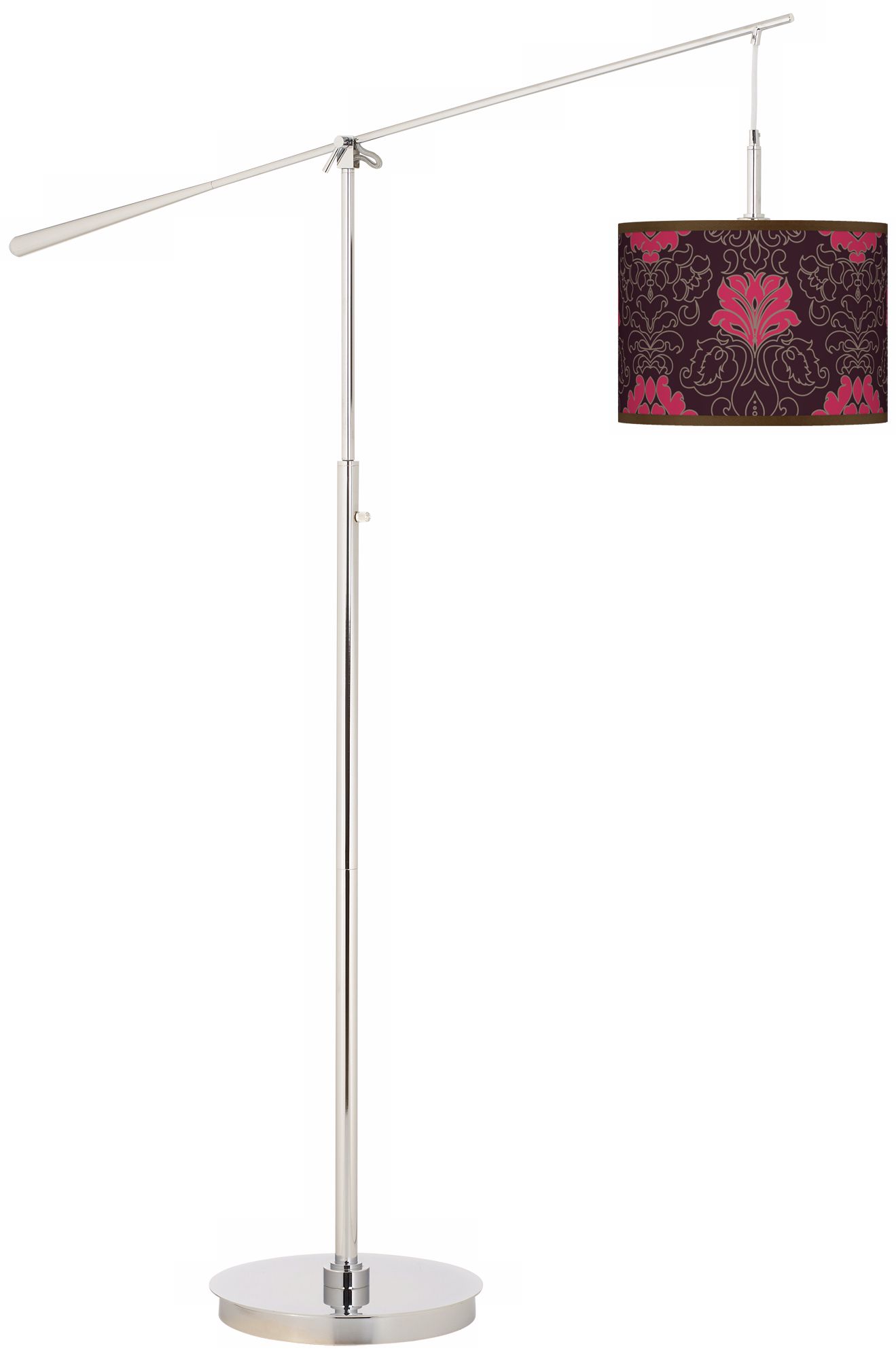 Stacy Garcia Florentia Wild Berry Giclee Boom Arm Floor Lamp
