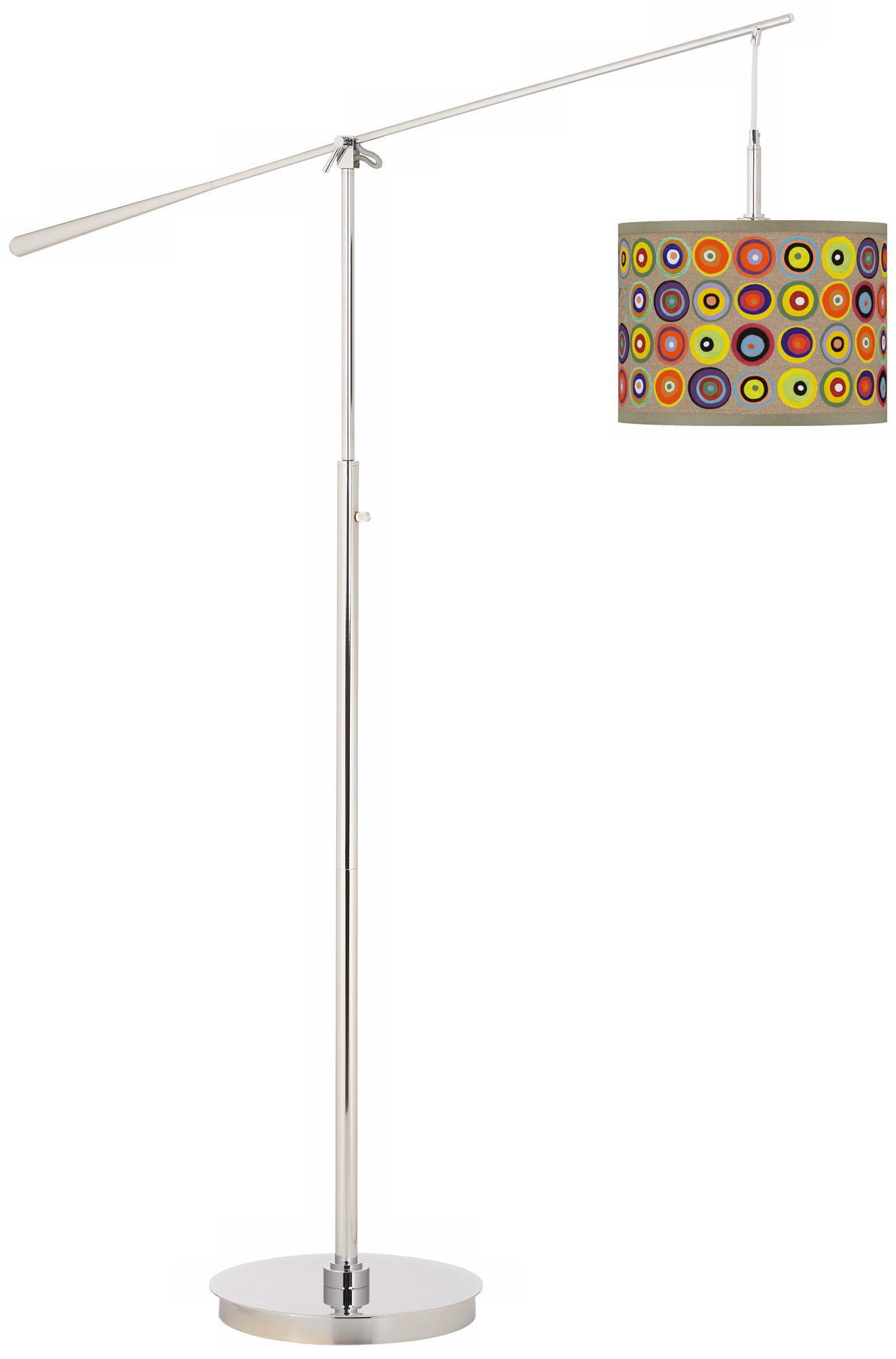 Marbles in the Park Giclee Boom Arm Floor Lamp