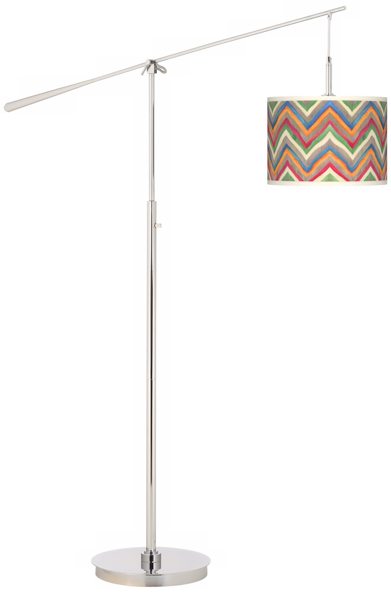 Canyon Waves Giclee Boom Arm Floor Lamp