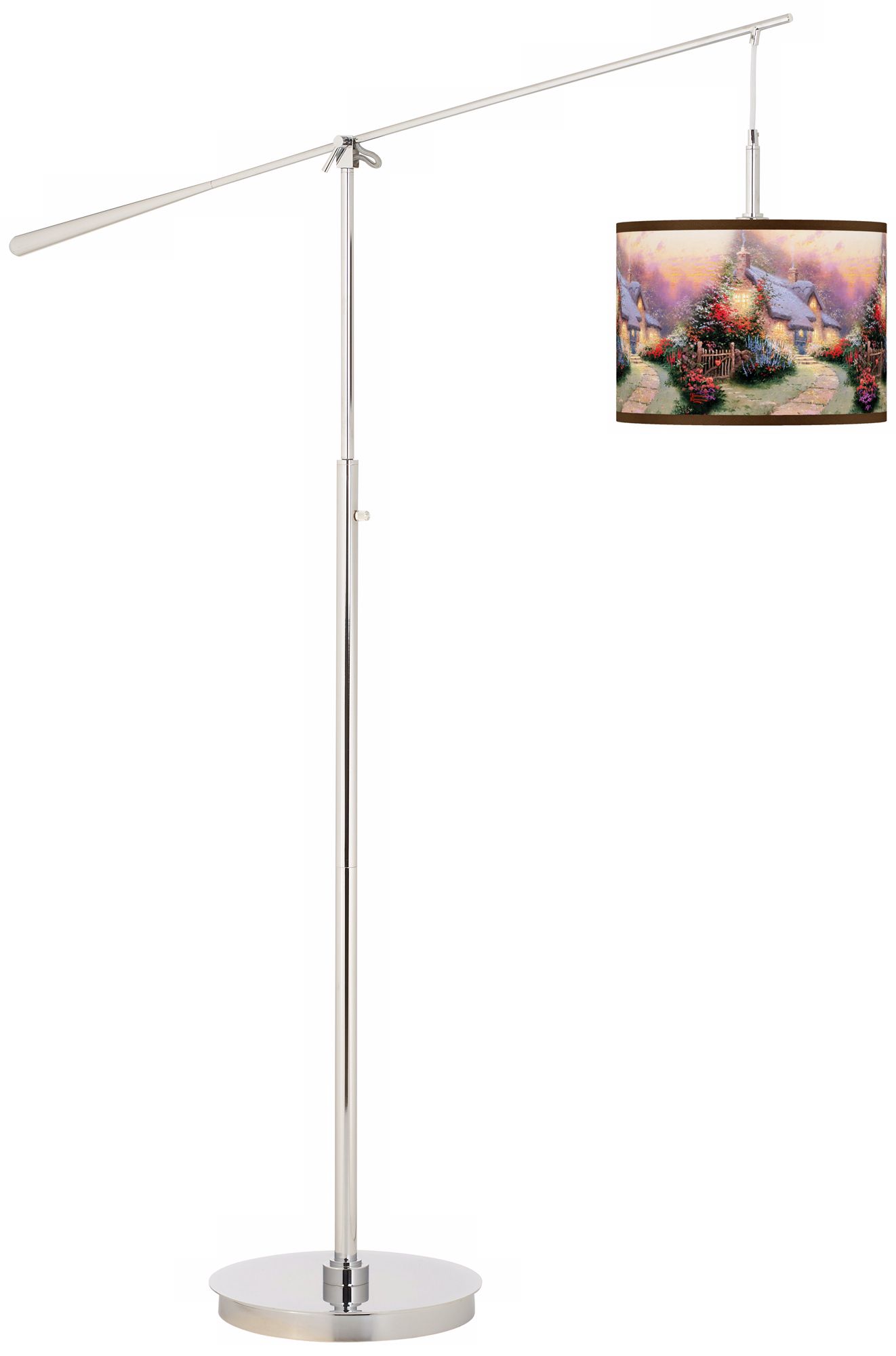 Thomas Kinkade Glory of Evening Boom Arm Floor Lamp