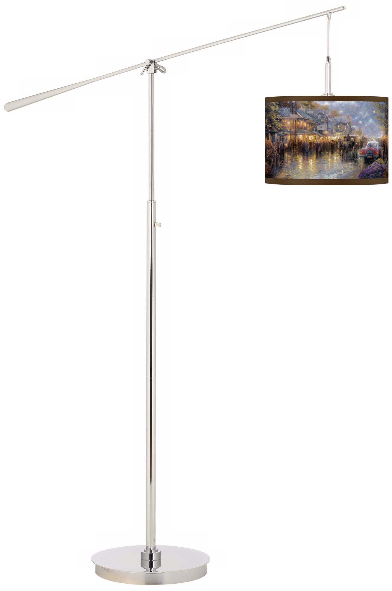 Thomas Kinkade Mountain Memories Boom Arm Floor Lamp