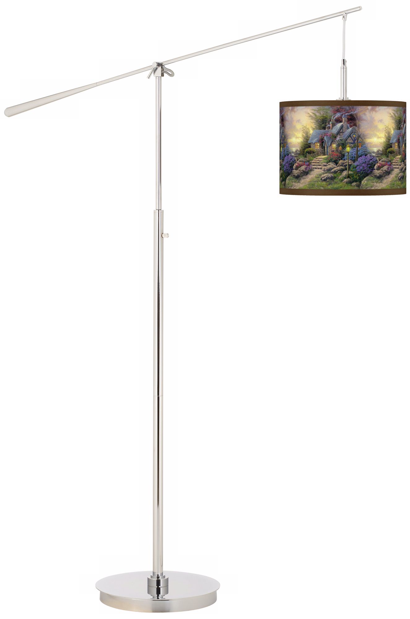 Thomas Kinkade Seaside Hideaway Boom Arm Floor Lamp