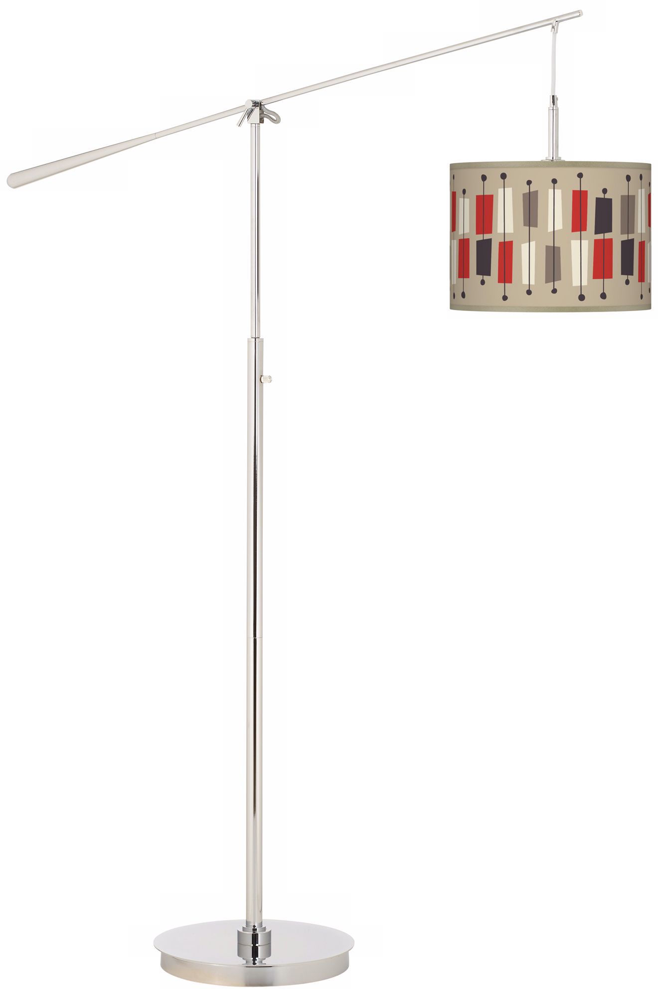 Bounce Giclee Boom Arm Floor Lamp