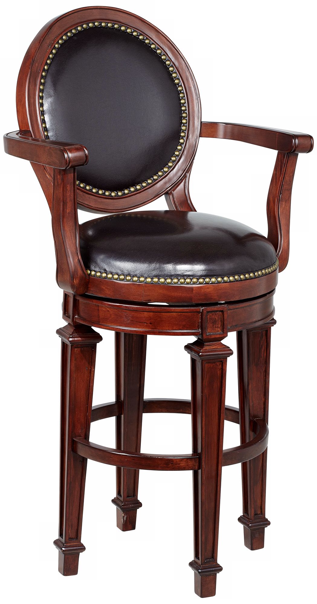 American Heritage Barstow 30" High Espresso Bar Stool