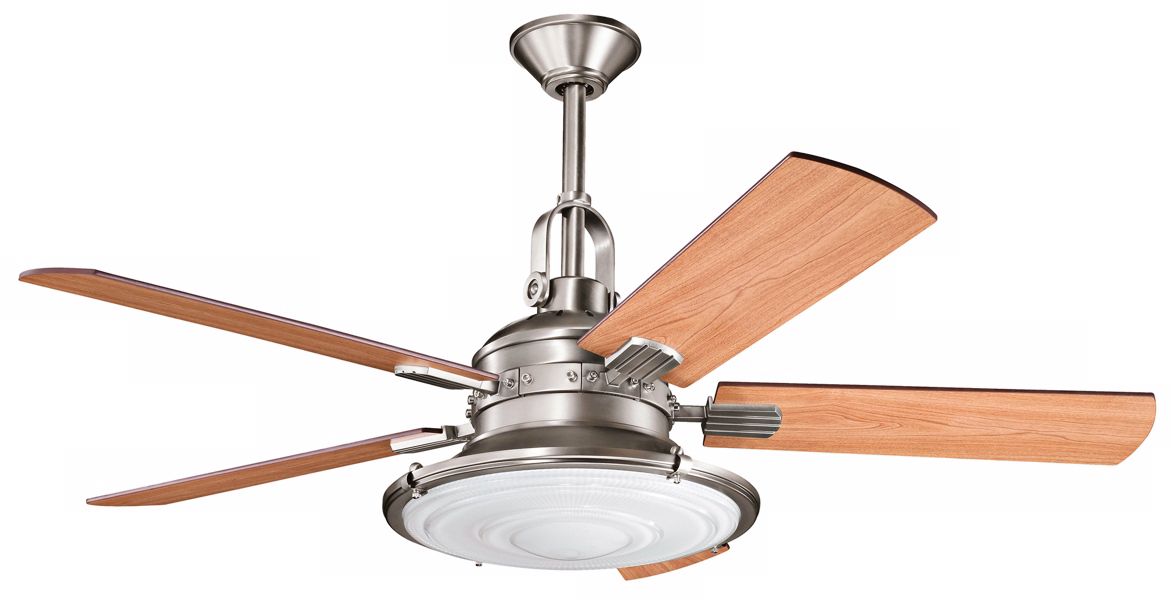 52" Kichler Kittery Point Antique Pewter Finish Ceiling Fan