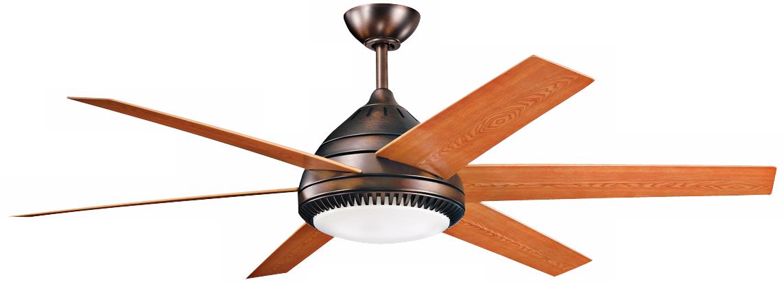 56" Kichler Ceres Oiled Brushed Bronze Finish Ceiling Fan