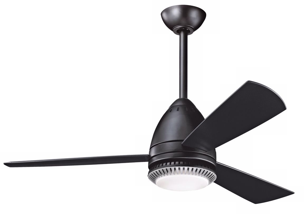 46" Kichler Eva Satin Black Finish Ceiling Fan