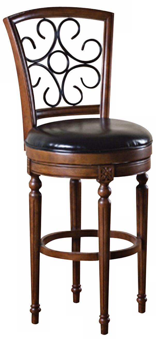 American Heritage Fosteria Hazelnut Finish Counter Stool
