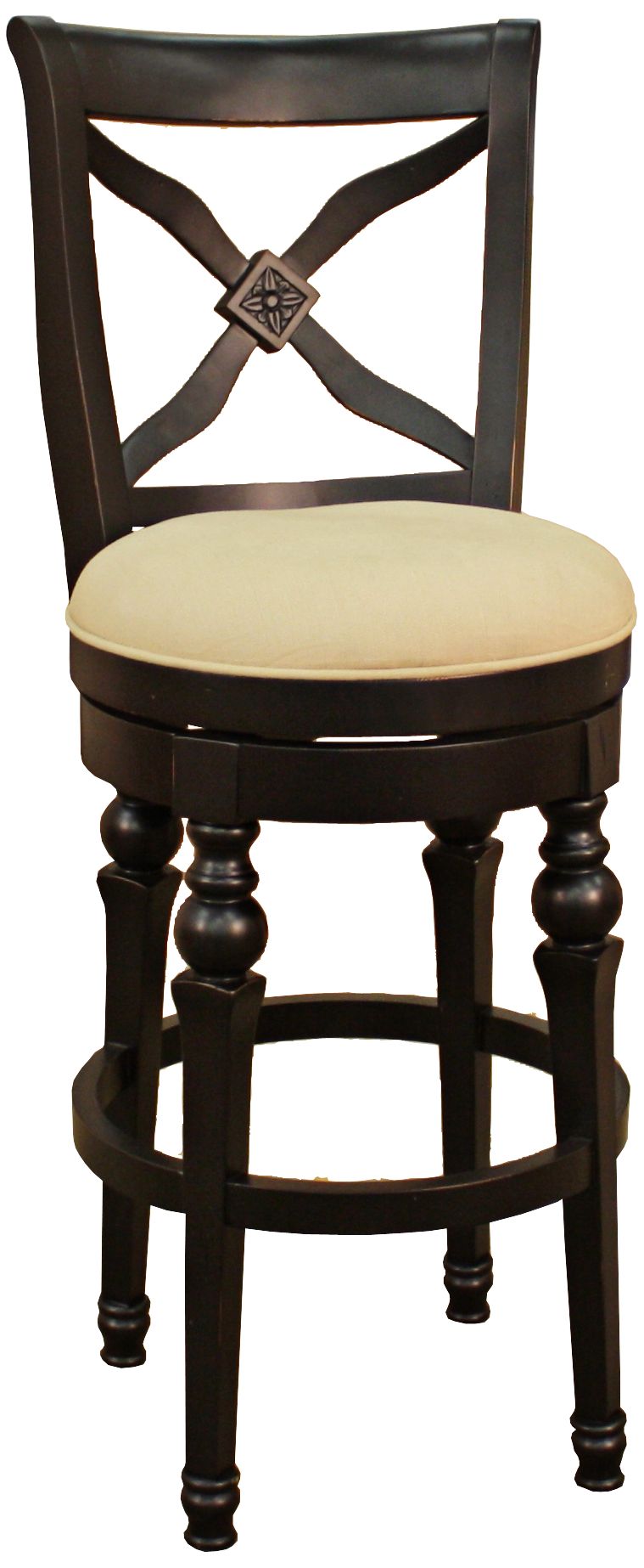 American Heritage Livingston Black 26" High Counter Stool