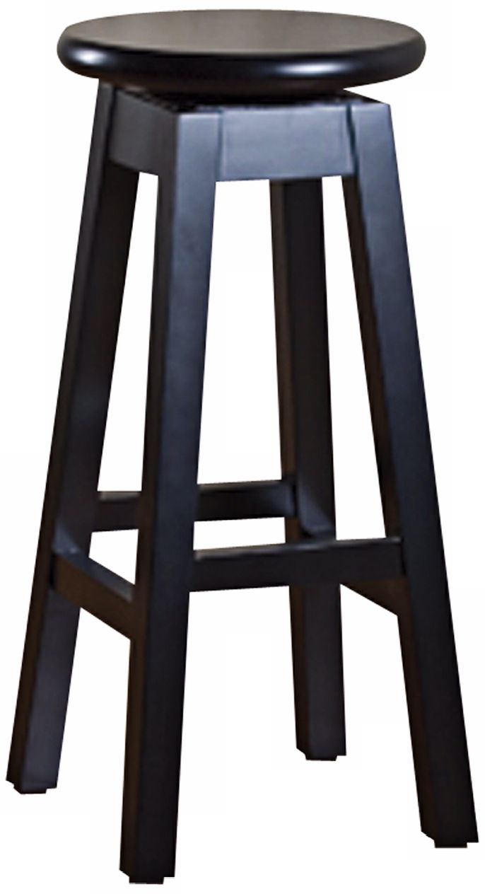 American Heritage Taylor Black 30" High Bar Stool