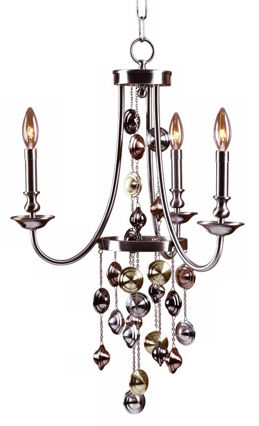 Uttermost Carisa 3-Light Chandelier