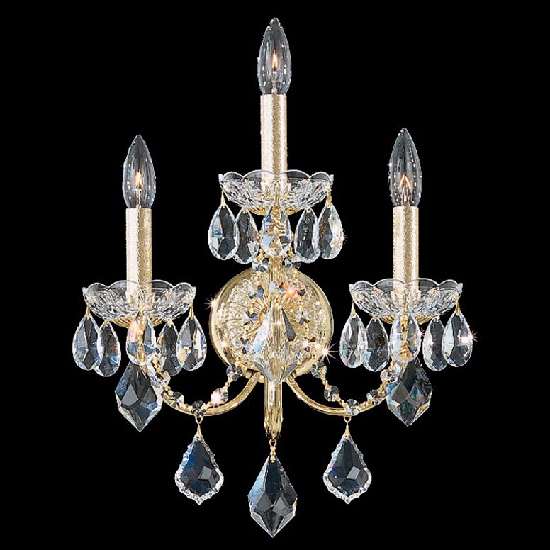Schonbek Century Collection 17 1/2" High Crystal Wall Sconce