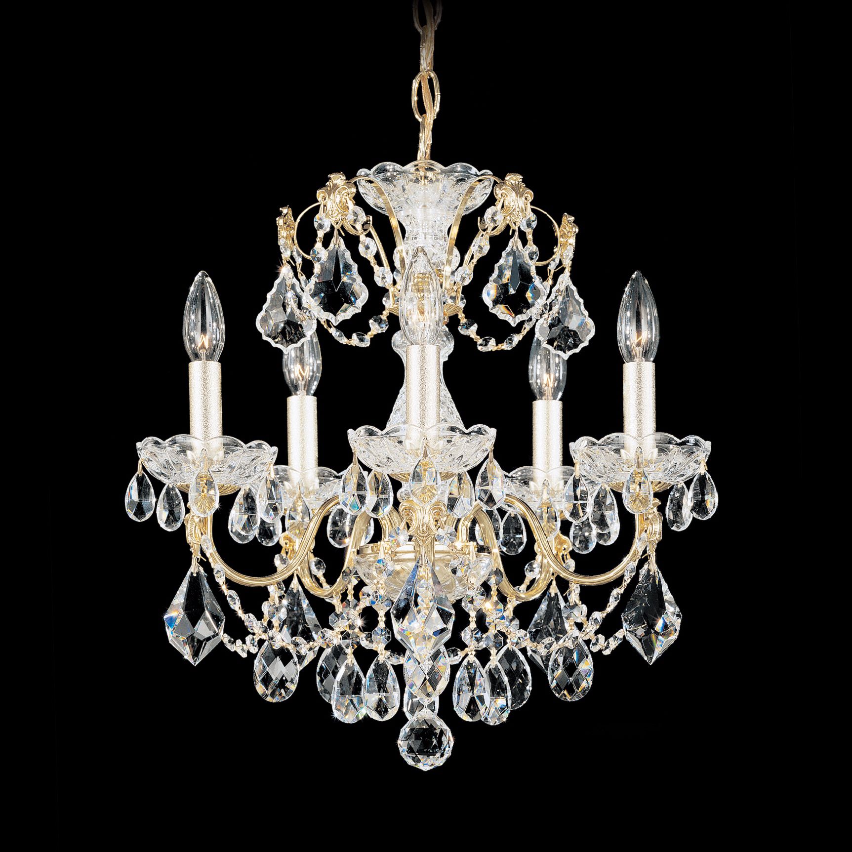 Schonbek Century Collection 17" Wide Crystal Chandelier