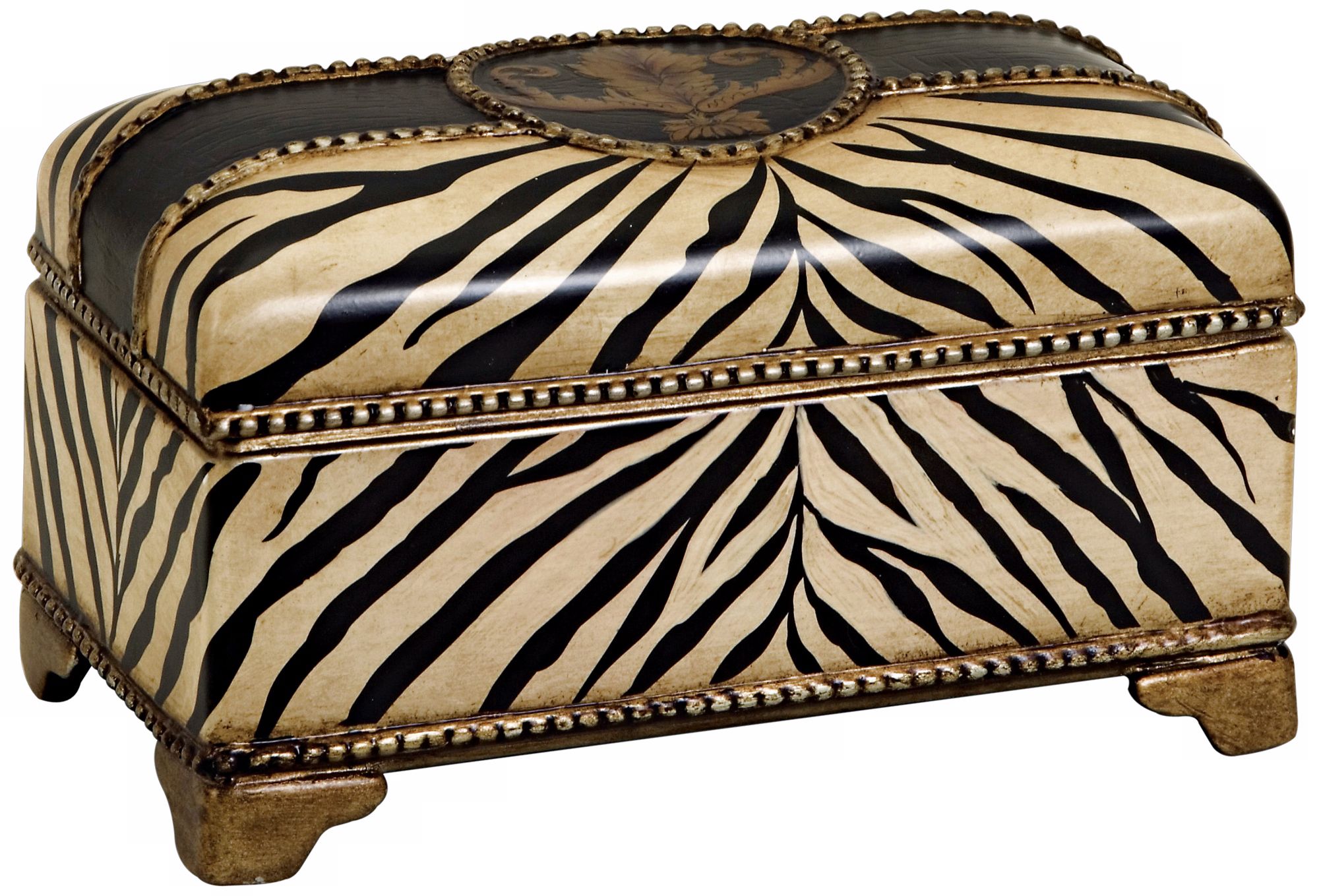 Carolyn Kinder Zebra Ceramic Box