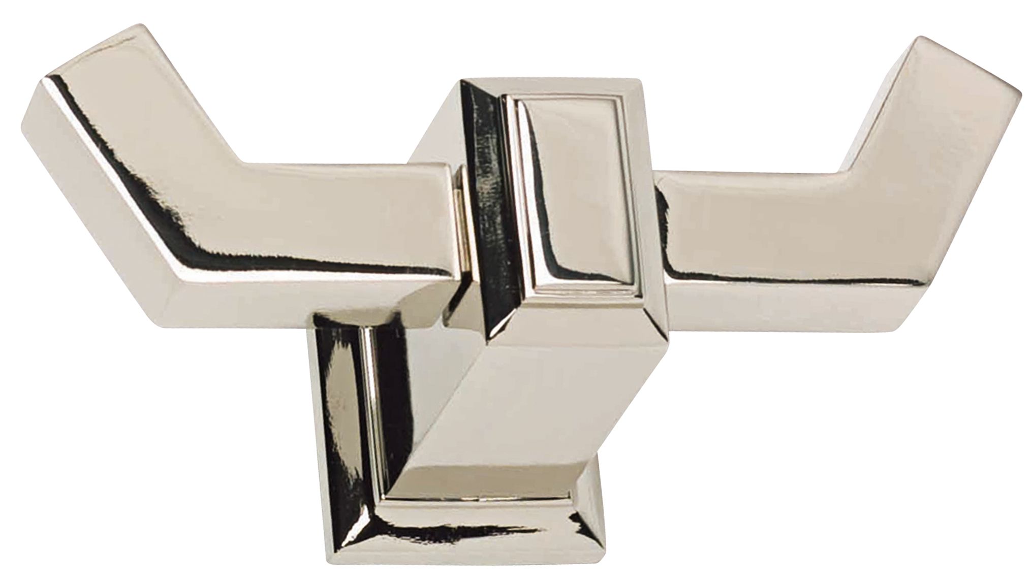 Sutton Place 1 1/2" Wide Polished Nickel Bath Hook