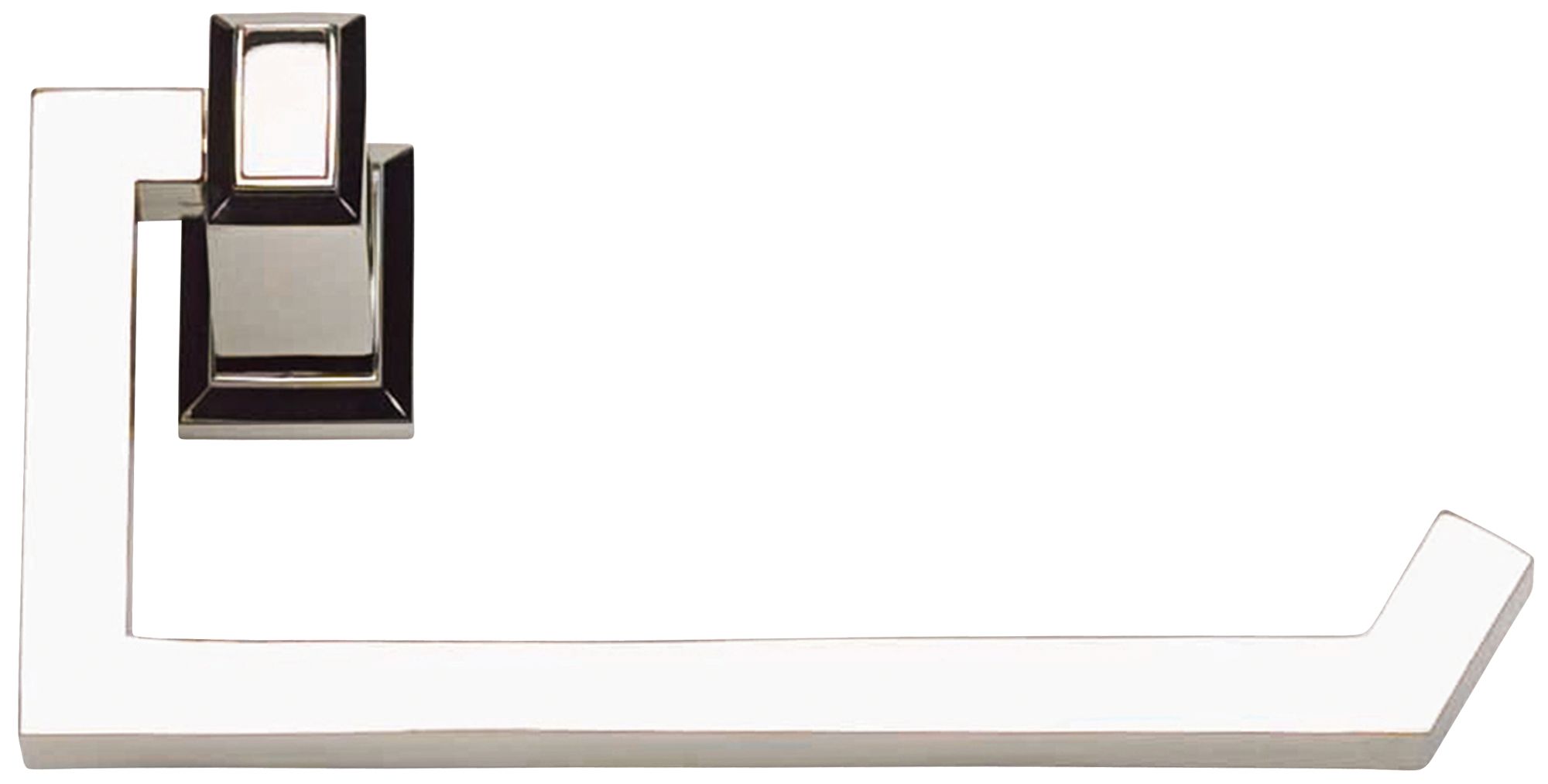 Sutton Place 6 3/4"W Polished Nickel Toilet Paper Holder