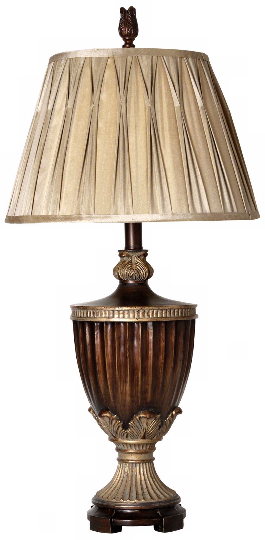 Sienna Bronze Cinch Pleated Shade Table Lamp