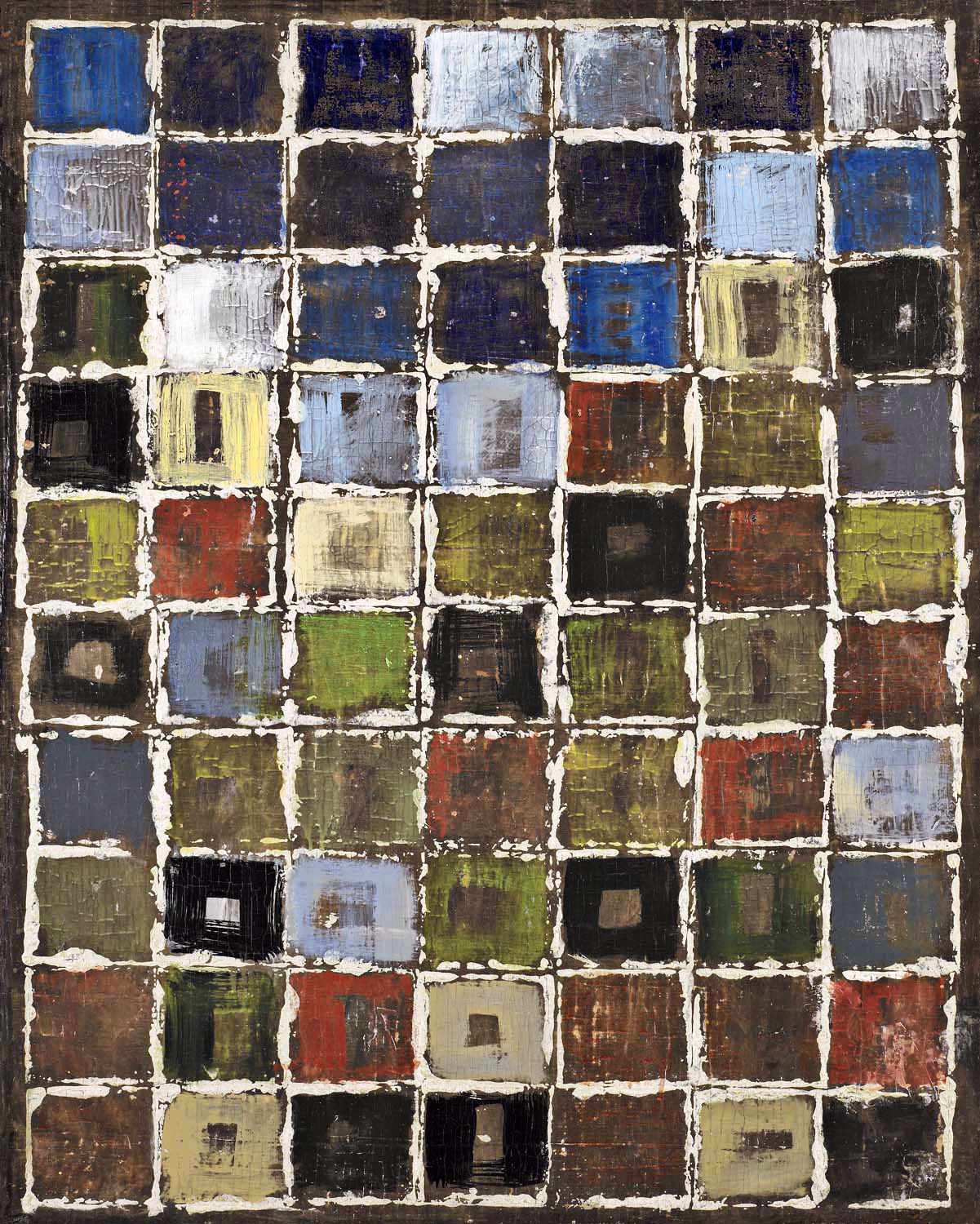 Square Study Giclee 40" High Canvas Wall Art