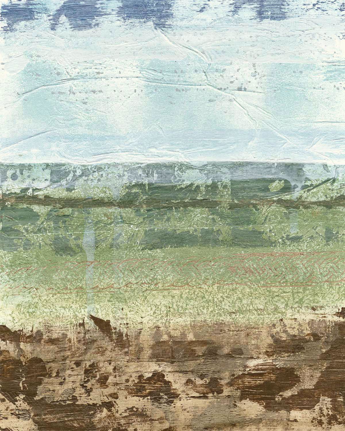 Extracted Landscape I Giclee 30" High Canvas Wall Art