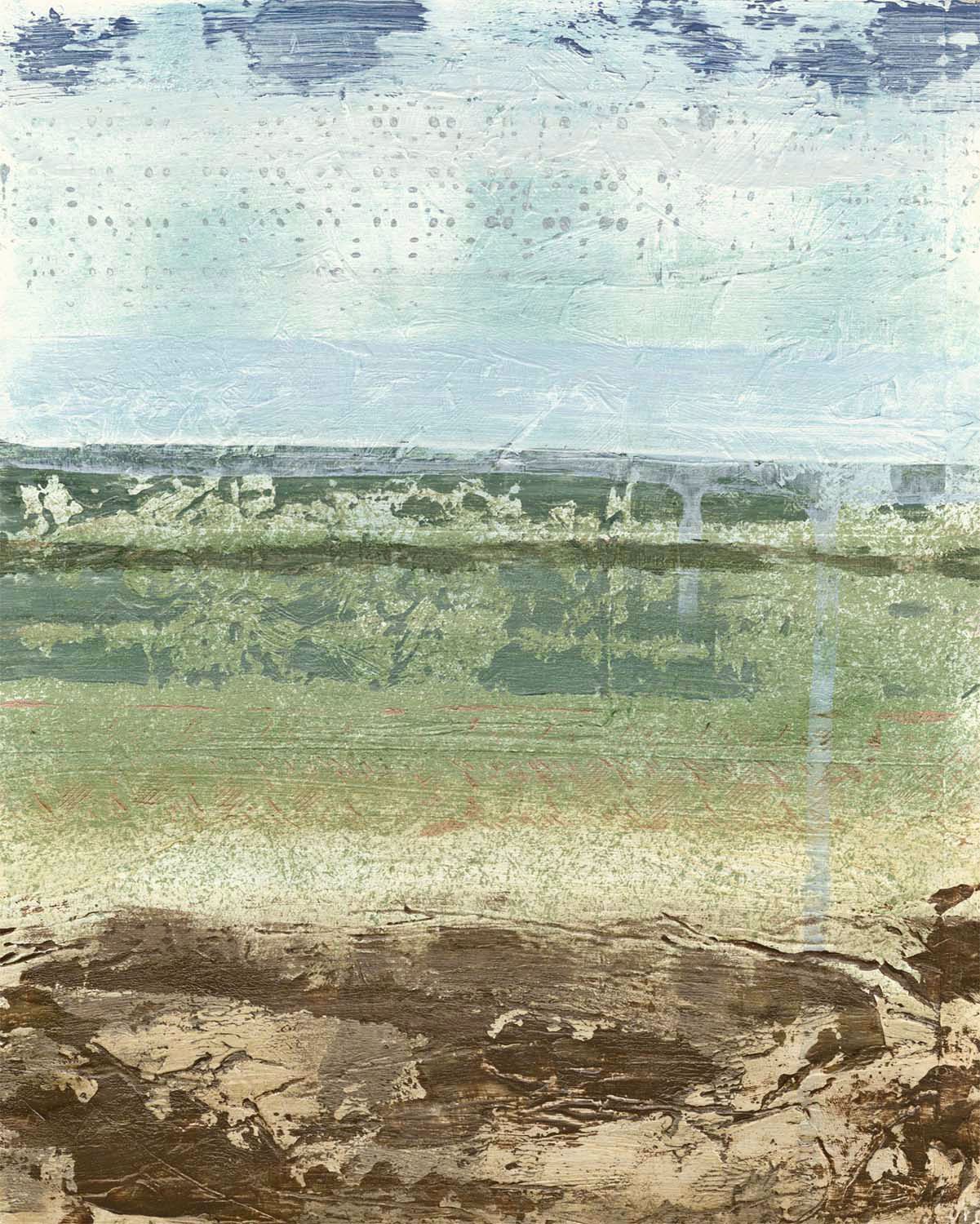 Extracted Landscape II Giclee 30" High Canvas Wall Art