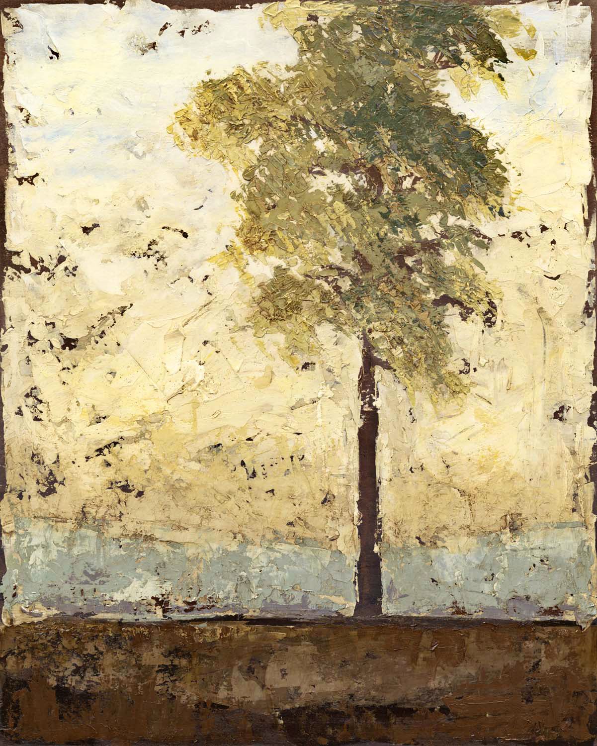 Soliloquy Tree Giclee 40" High Canvas Wall Art