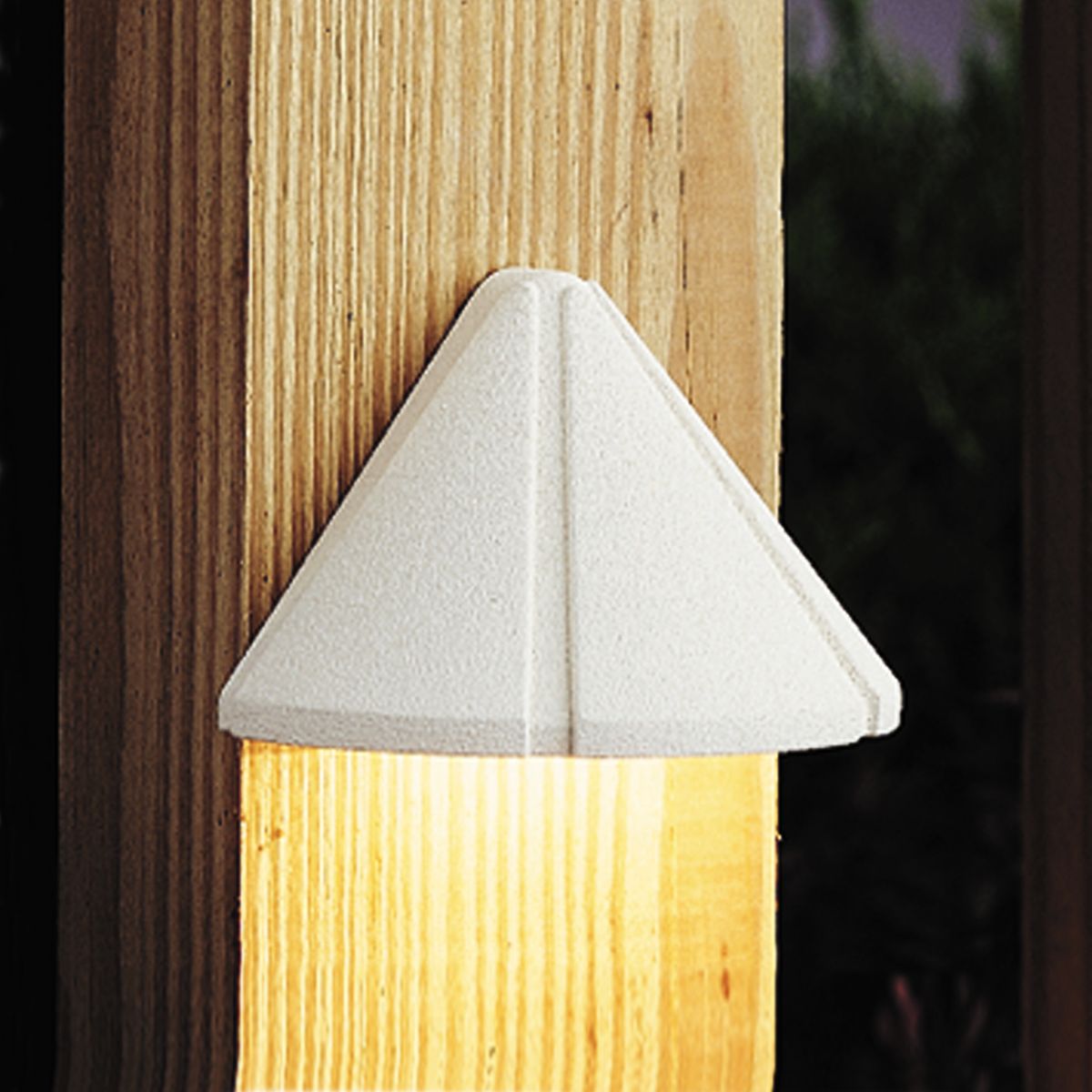 Kichler Textured White LED Landscape Deck Light