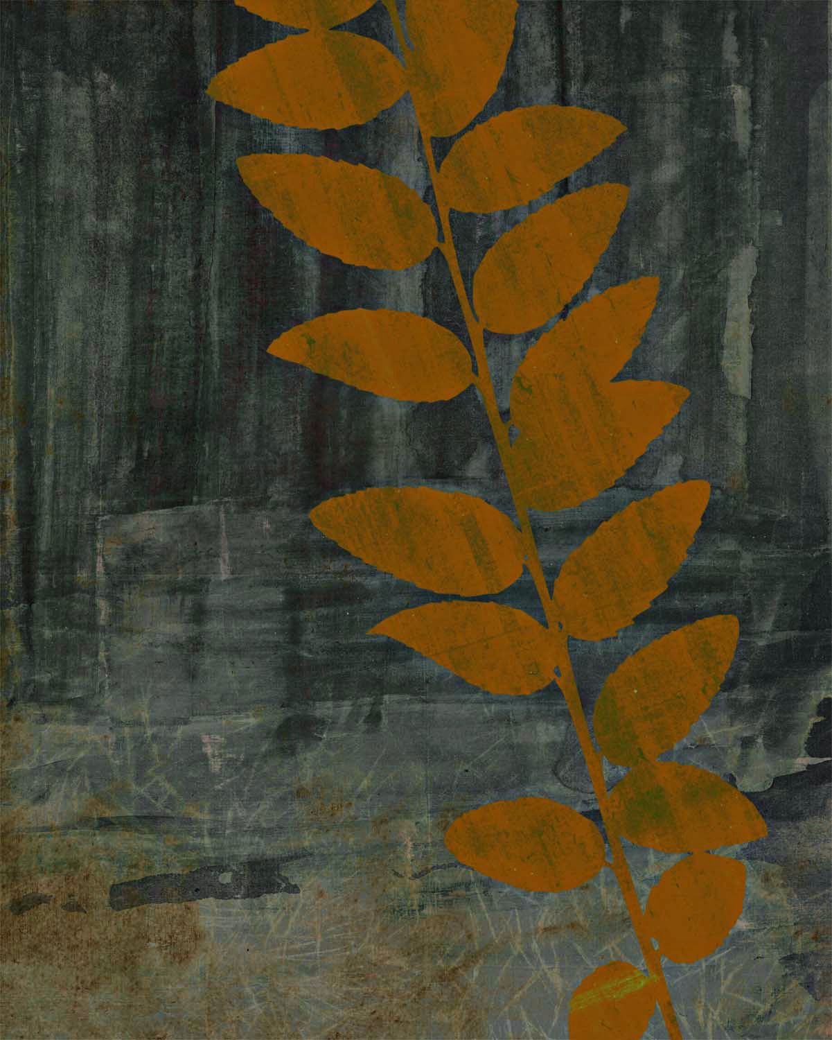 Garden Collage 4 Giclee 24" High Canvas Wall Art
