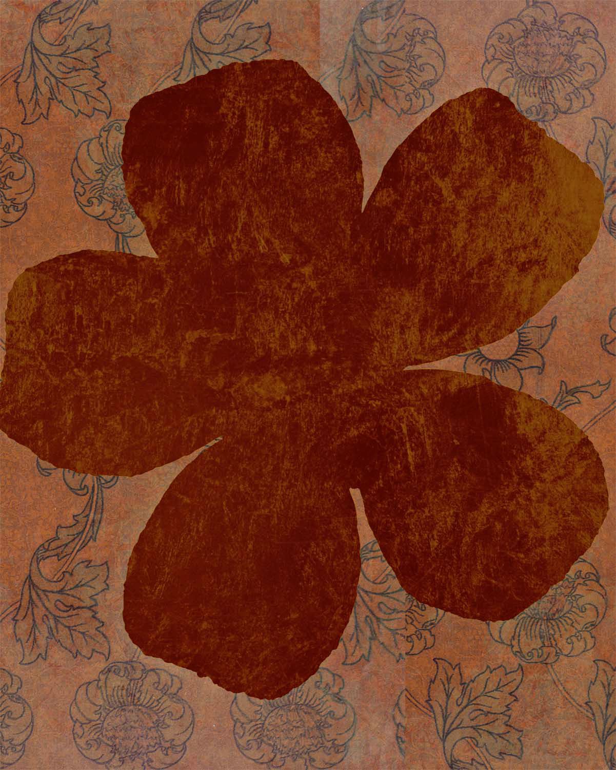 Garden Collage 5 Giclee 24" High Canvas Wall Art