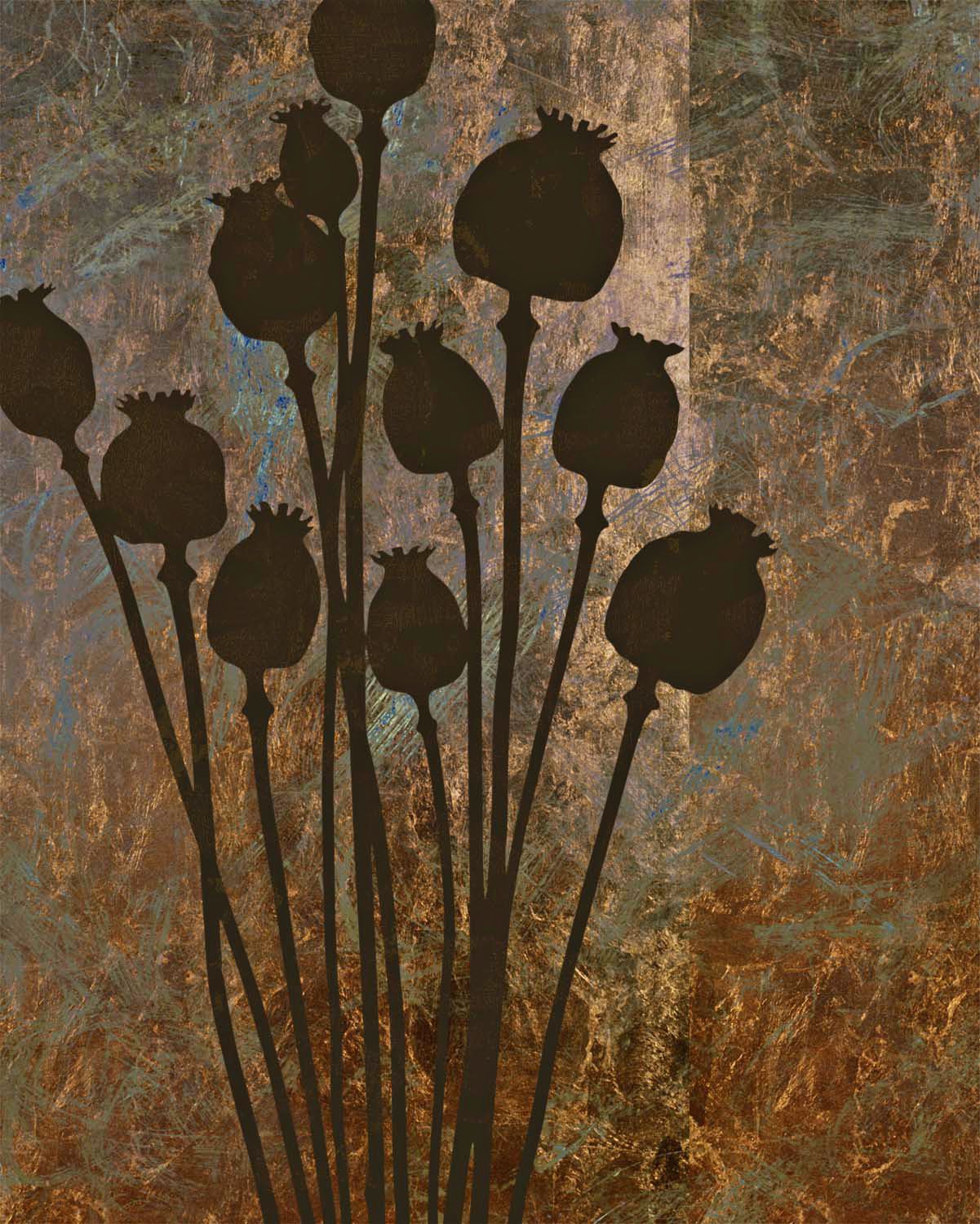 Garden Collage 6 Giclee 24" High Canvas Wall Art