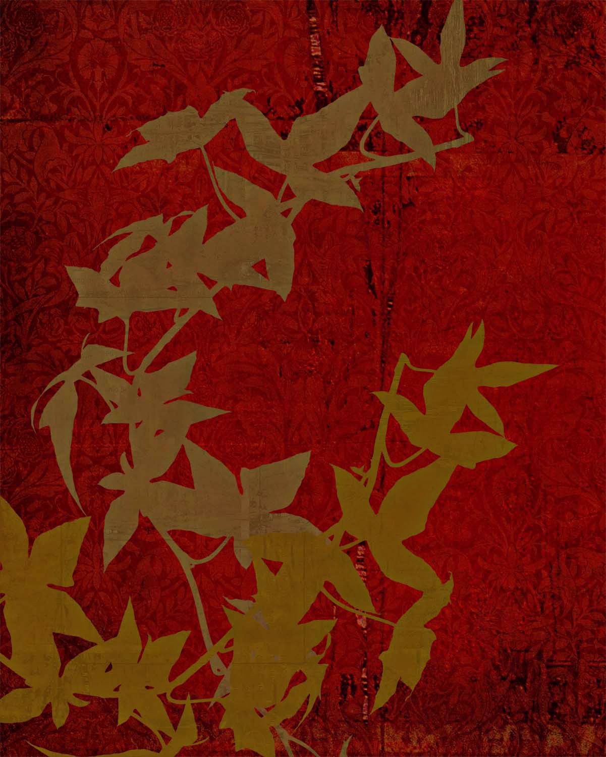 Garden Collage 8 Giclee 24" High Canvas Wall Art