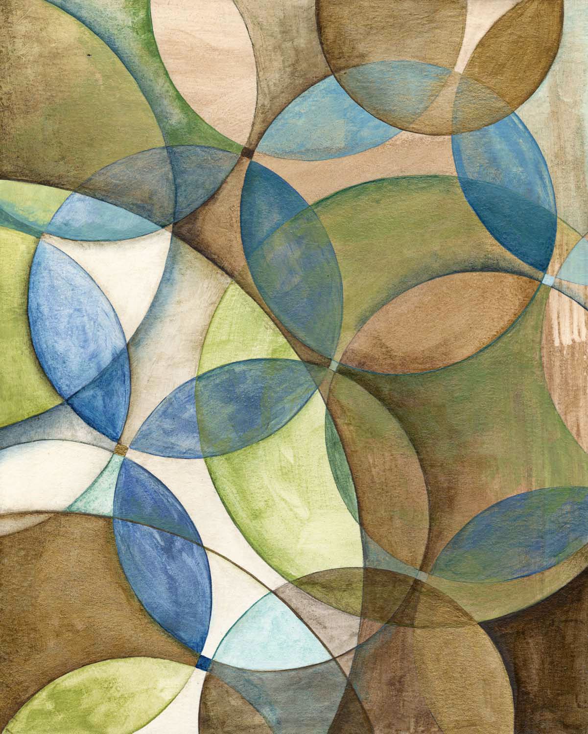 Circulate II Giclee 30" High Canvas Wall Art