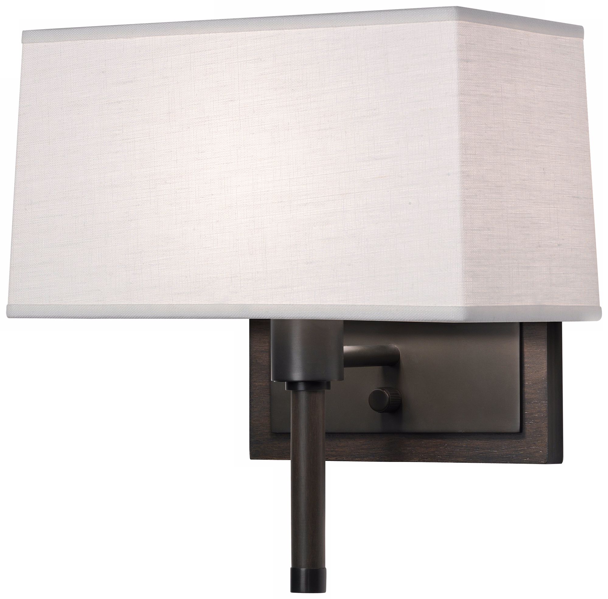 Robert Abbey Adaire Bronze Oyster Plug-In Wall Lamp