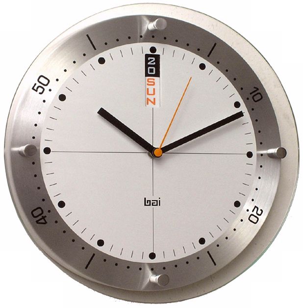 Timemaster Day/Date 11" Wide Wall Clock