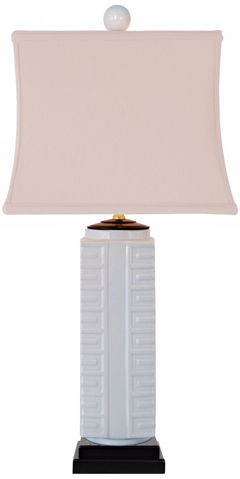 White Porcelain Base Table Lamp