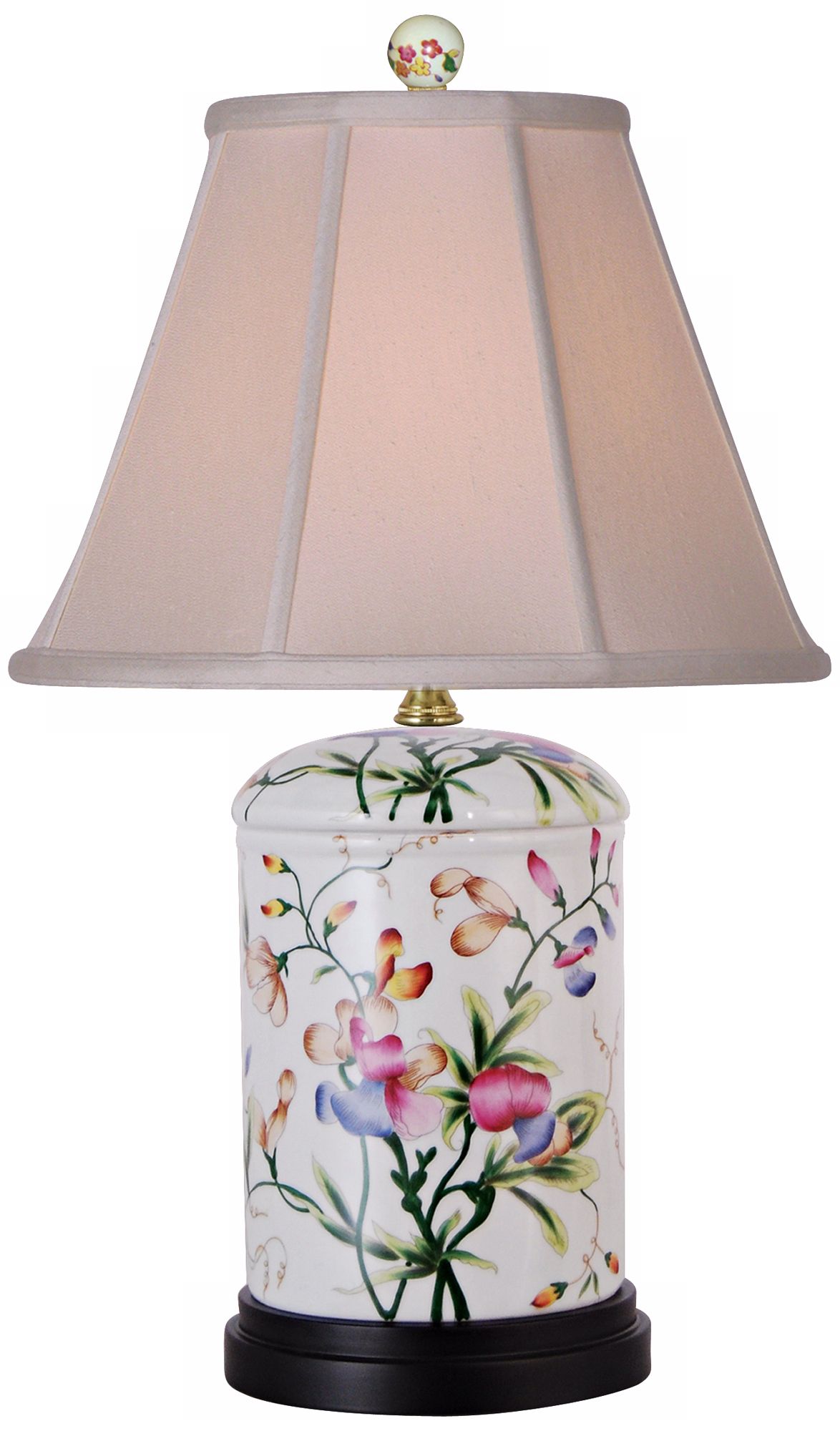 Floral Jar Porcelain Table Lamp