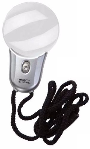 LED 2" Lighted Magnifier with Neck Strap