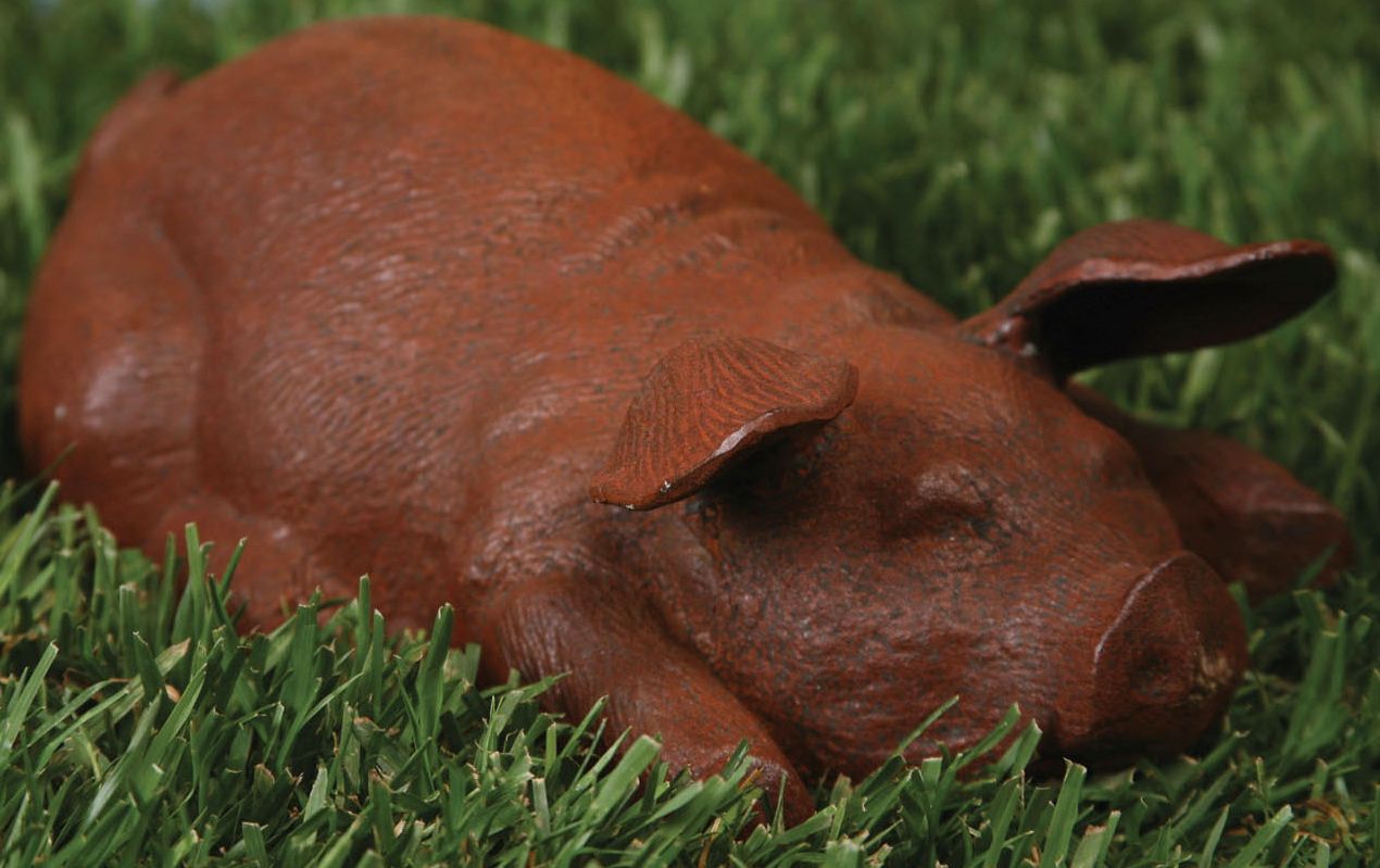 Sophie the Sleeping Pig Statue