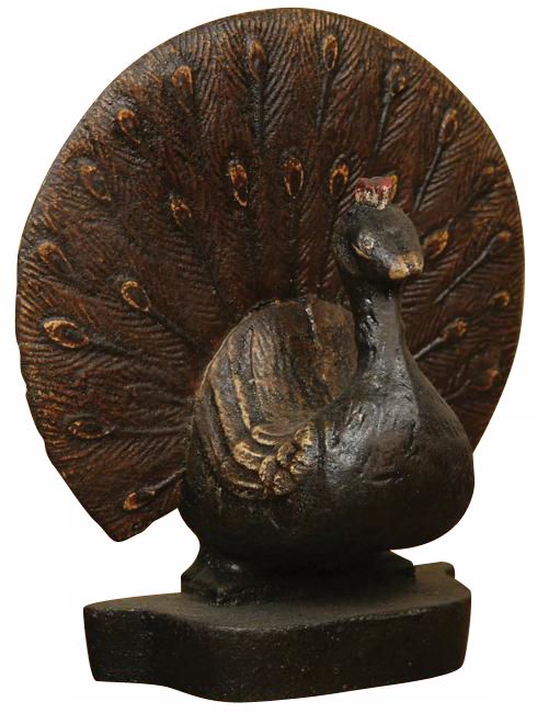Peacock Bronze Finish Doorstop