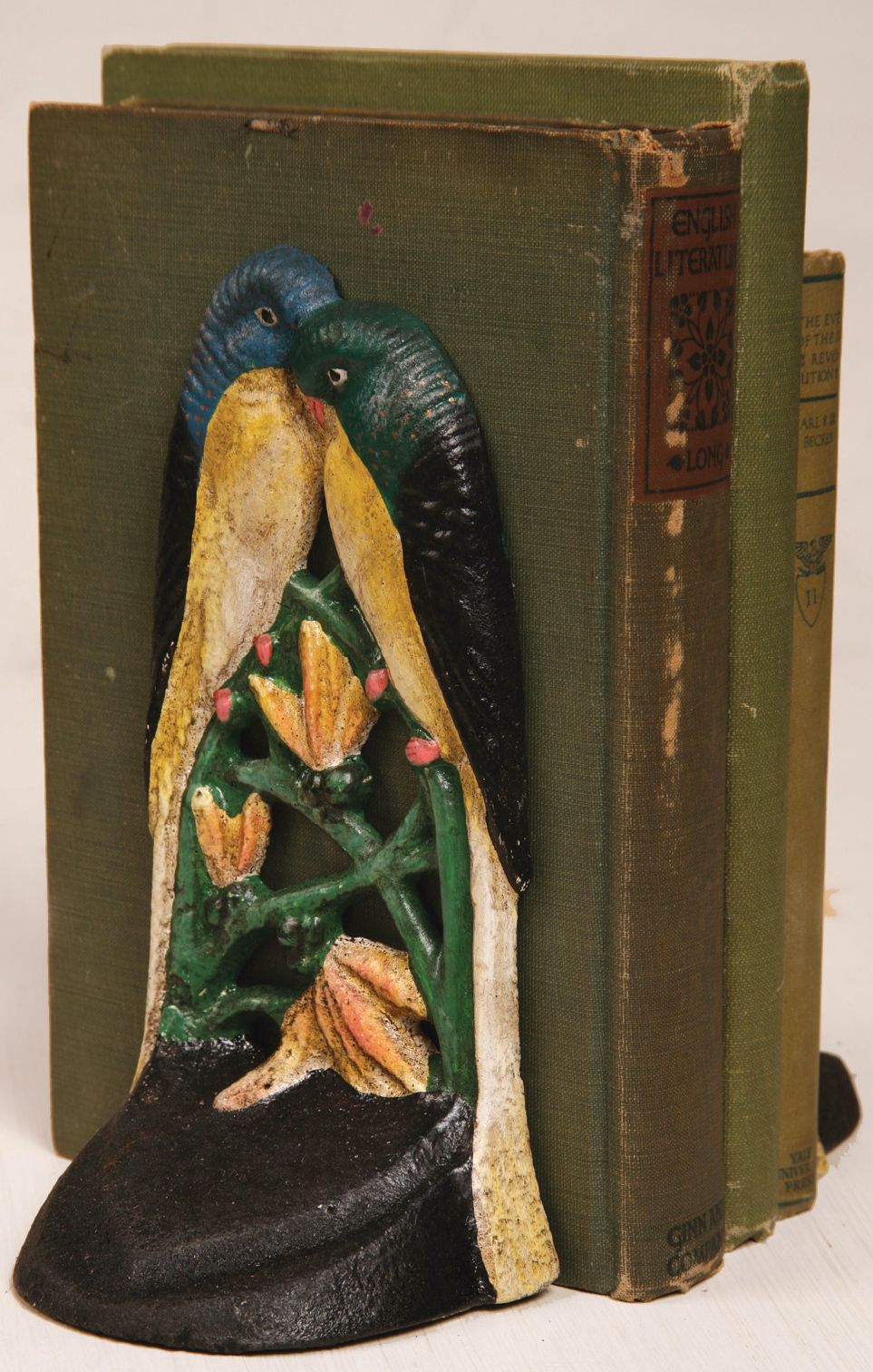 Set of 2 Lovebird Bookends