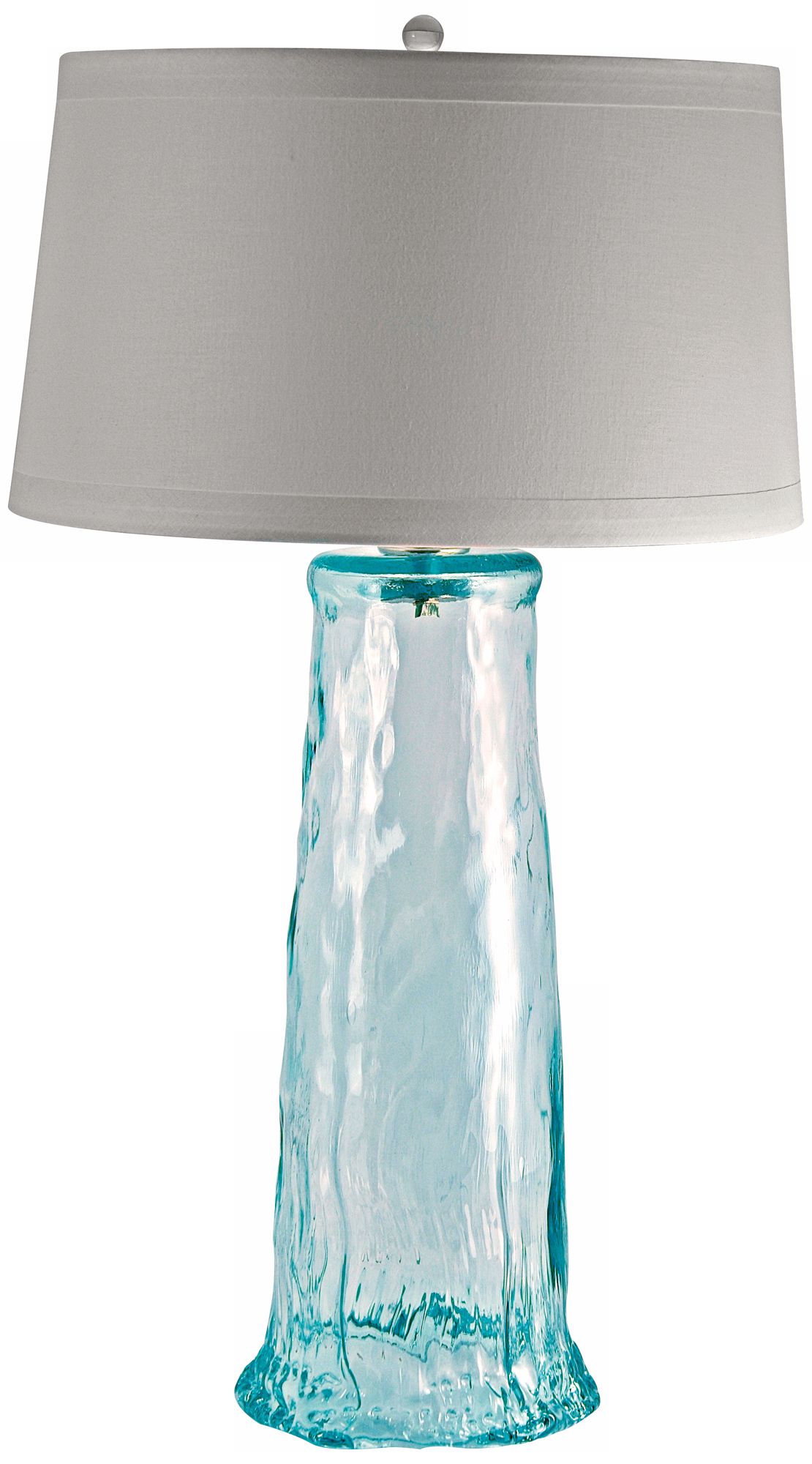 Waterfall Recycled Glass Table Lamp