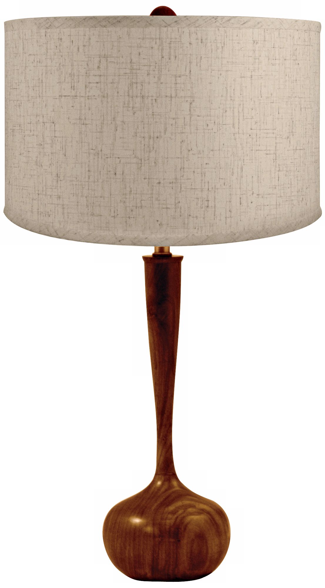 Wooden Tulip Bulb Table Lamp