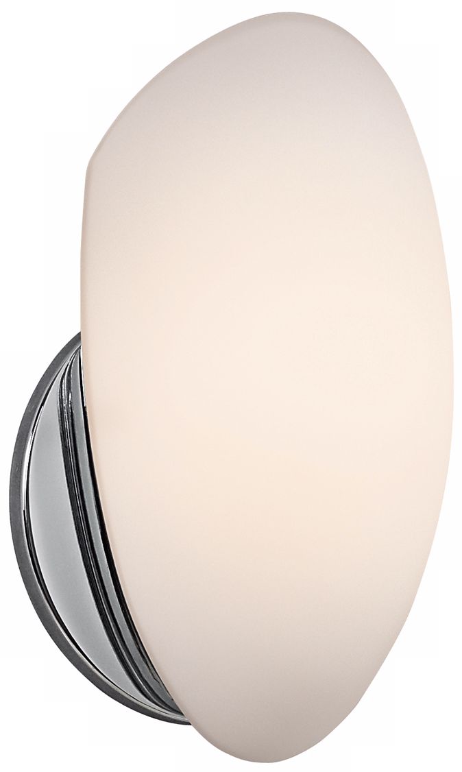 Kichler Chrome with Opal Glass ADA 10" High Wall Sconce