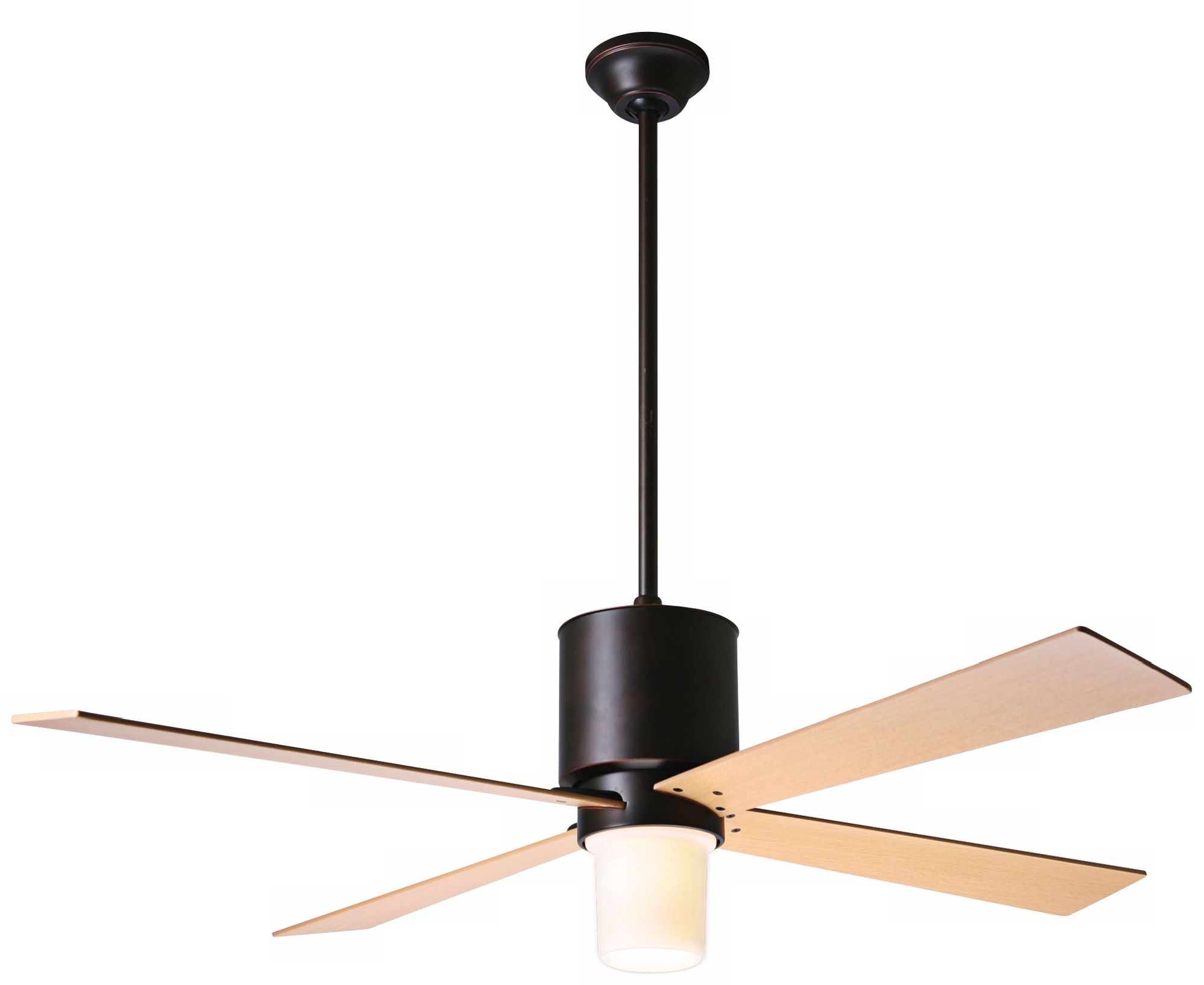 52" Period Arts Lapa Bronze Maple with Light Kit Ceiling Fan